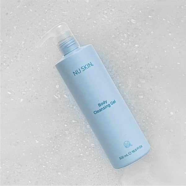 Nu Skin Body Cleansing Gel — vista detallada del envase